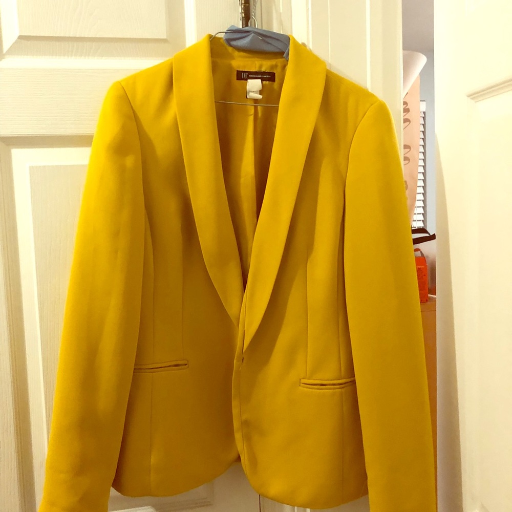INC International Concepts Yellow Blazer